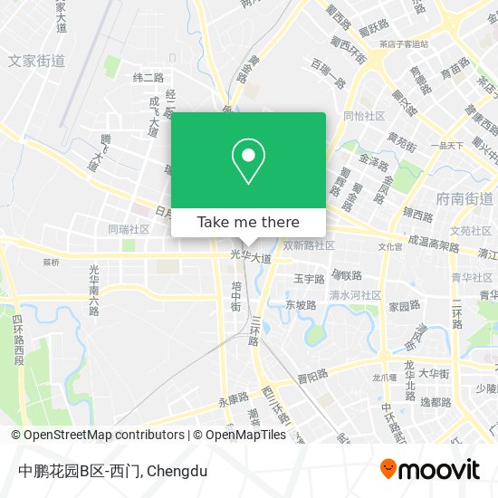 中鹏花园B区-西门 map