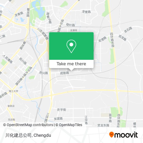 川化建总公司 map