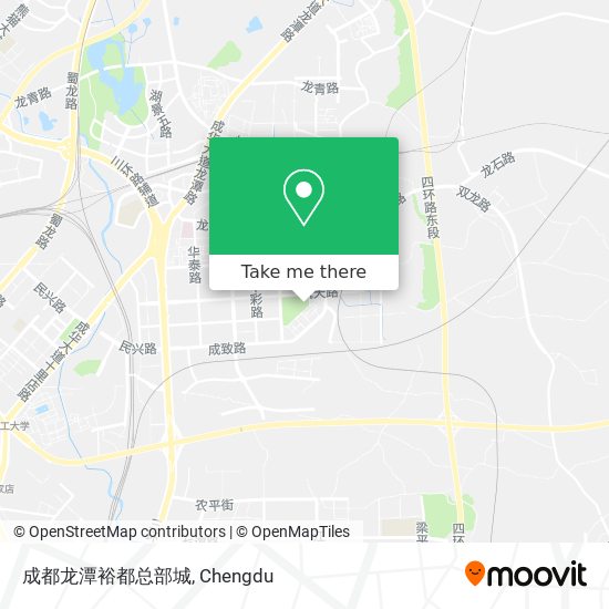 成都龙潭裕都总部城 map