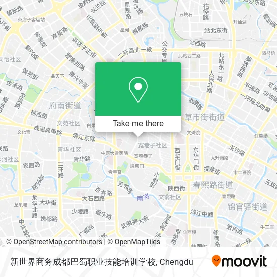 新世界商务成都巴蜀职业技能培训学校 map