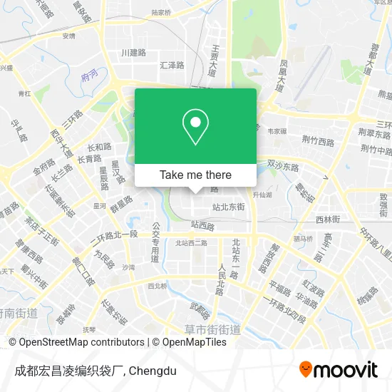 成都宏昌凌编织袋厂 map
