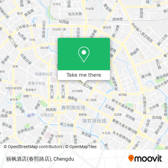 丽枫酒店(春熙路店) map