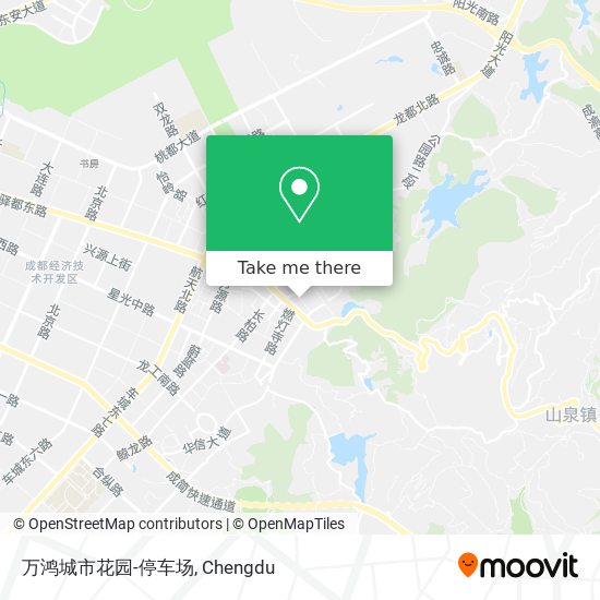万鸿城市花园-停车场 map