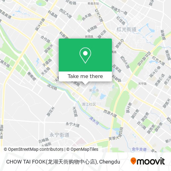 CHOW TAI FOOK(龙湖天街购物中心店) map