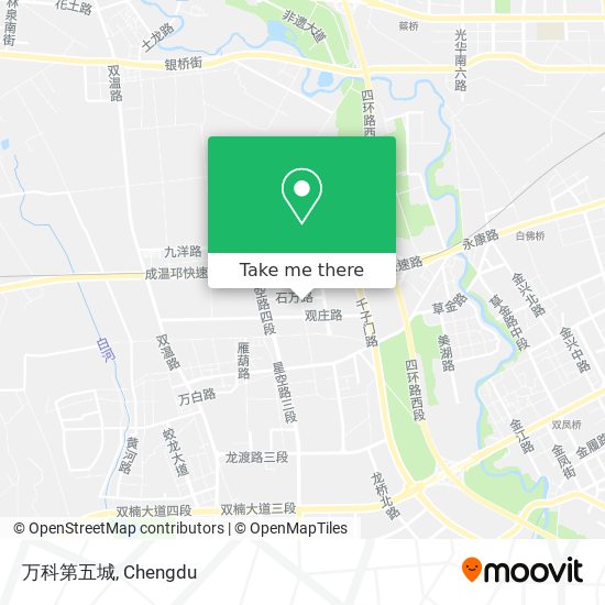 万科第五城 map