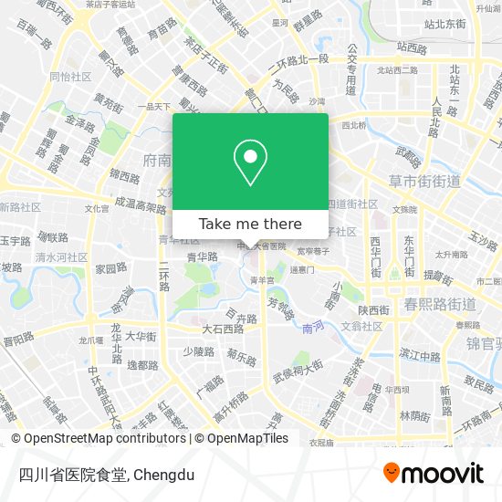 四川省医院食堂 map