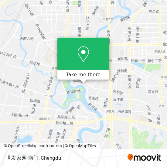 世发家园-南门 map
