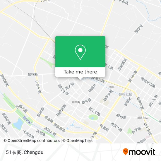 51衣阁 map