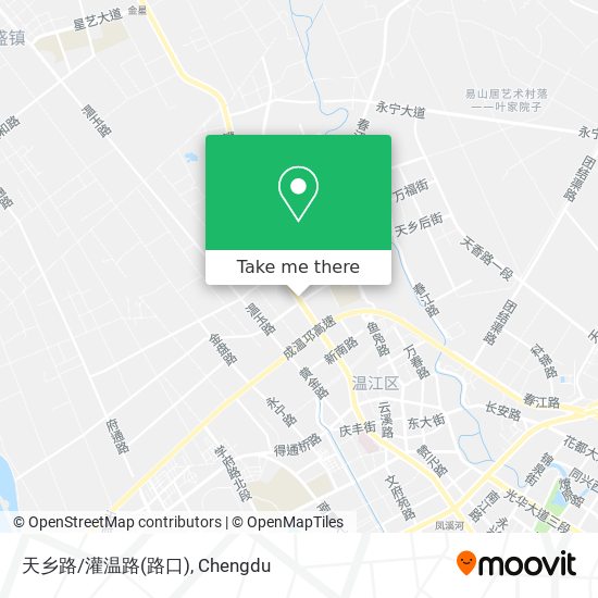 天乡路/灌温路(路口) map