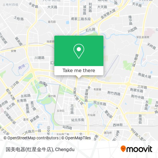 国美电器(红星金牛店) map