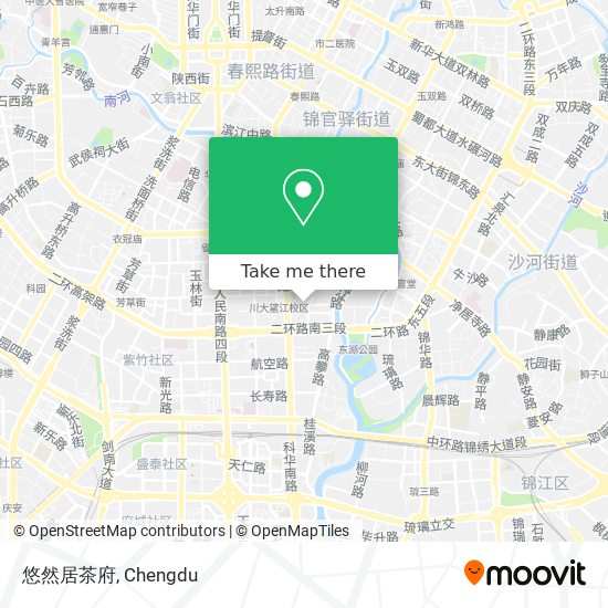 悠然居茶府 map