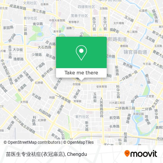 苗医生专业祛痘(衣冠庙店) map