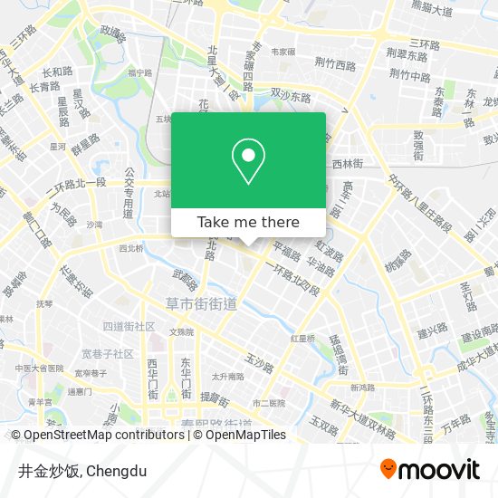 井金炒饭 map
