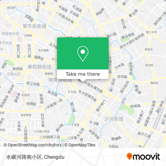 水碾河路南小区 map