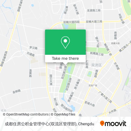 成都住房公积金管理中心(双流区管理部) map