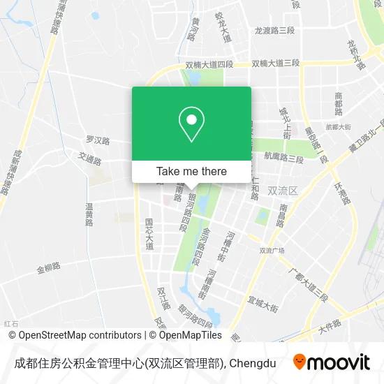 成都住房公积金管理中心(双流区管理部) map