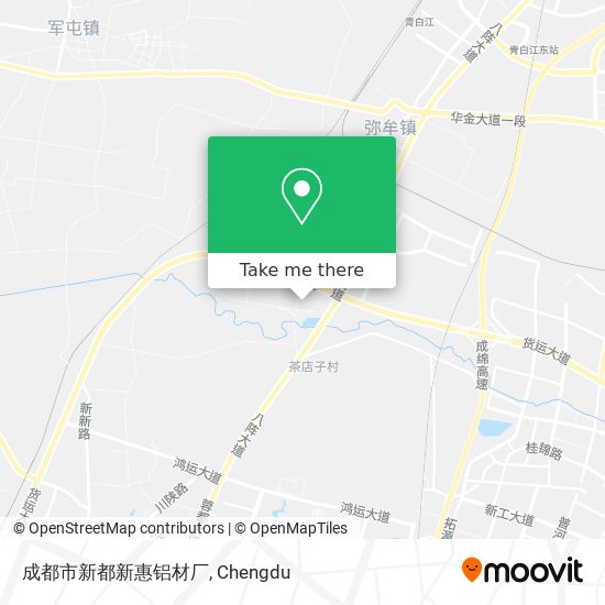 成都市新都新惠铝材厂 map
