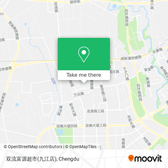 双流富源超市(九江店) map