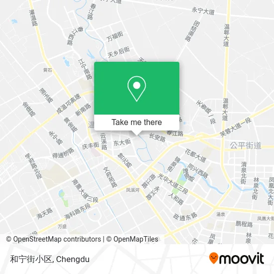和宁街小区 map