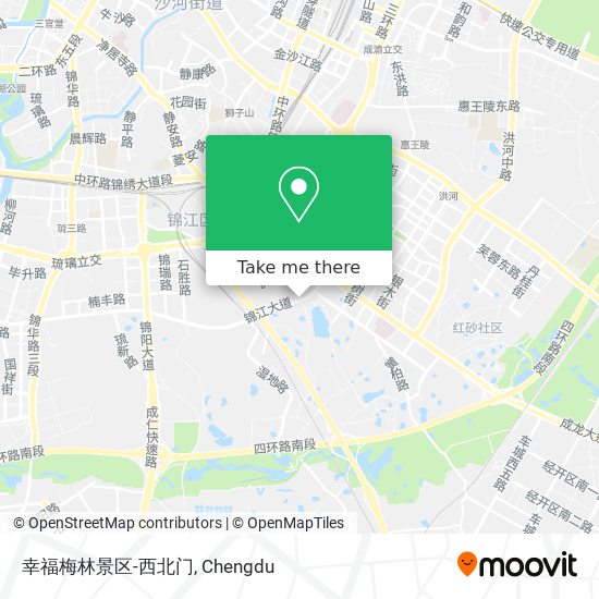幸福梅林景区-西北门 map