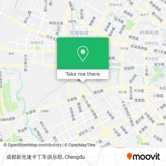 成都新光速卡丁车俱乐部 map