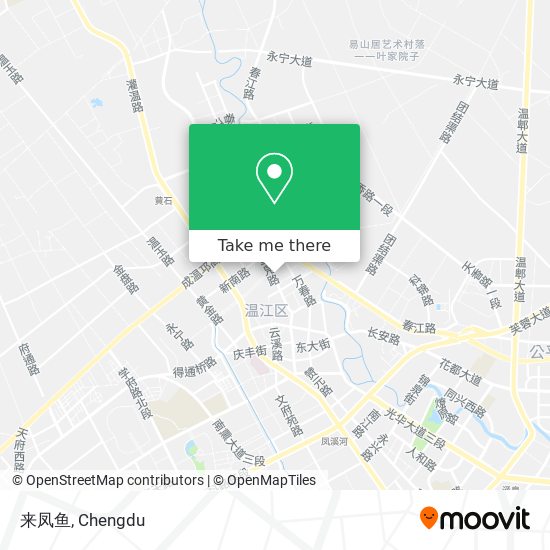 来凤鱼 map