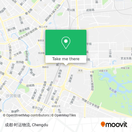 成都·时运物流 map