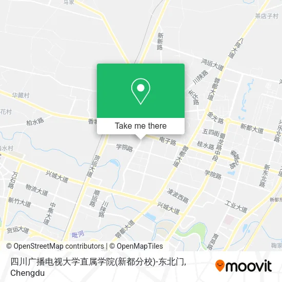 四川广播电视大学直属学院(新都分校)-东北门 map