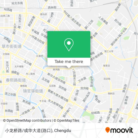 小龙桥路/成华大道(路口) map