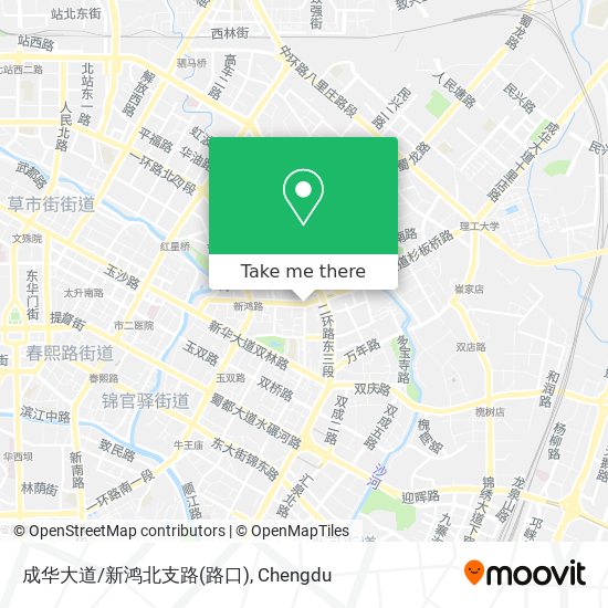 成华大道/新鸿北支路(路口) map
