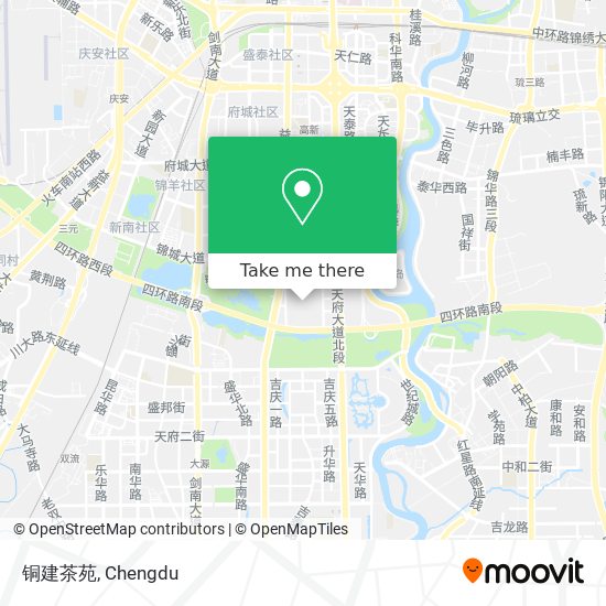 铜建茶苑 map