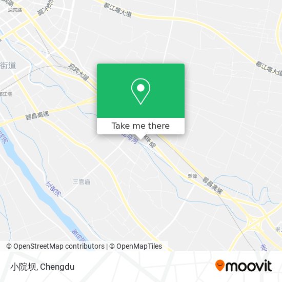 小院坝 map