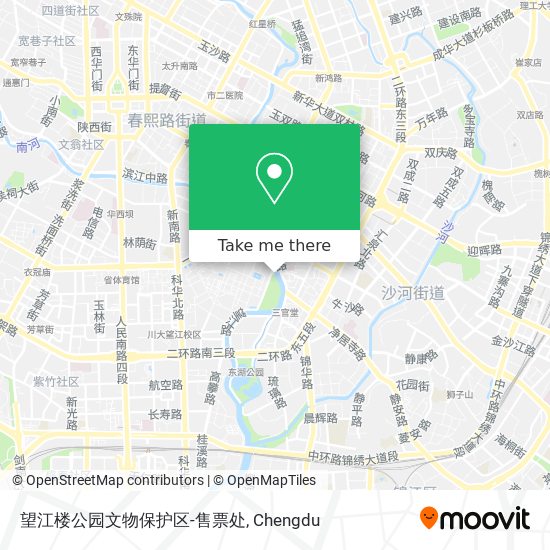 望江楼公园文物保护区-售票处 map