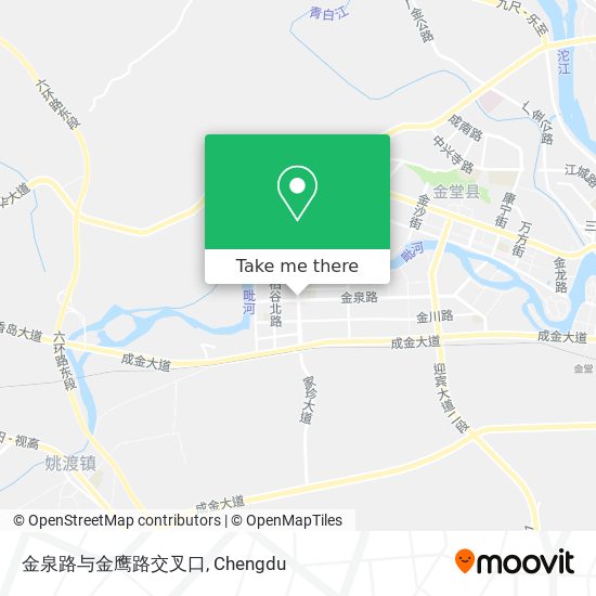 金泉路与金鹰路交叉口 map
