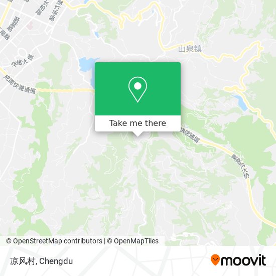 凉风村 map