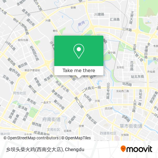 乡坝头柴火鸡(西南交大店) map