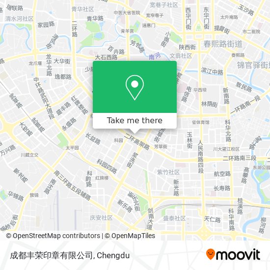 成都丰荣印章有限公司 map
