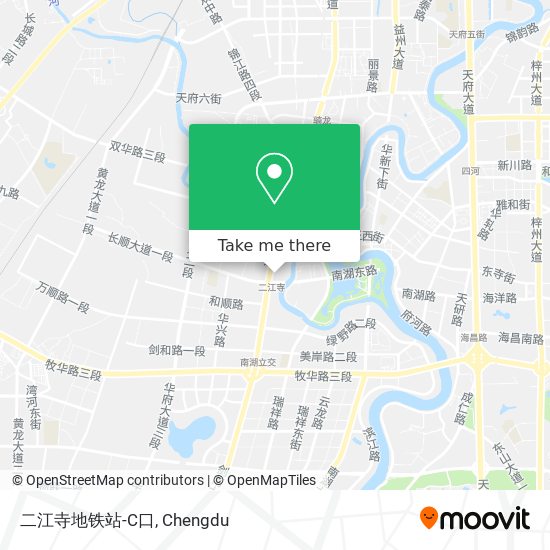 二江寺地铁站-C口 map