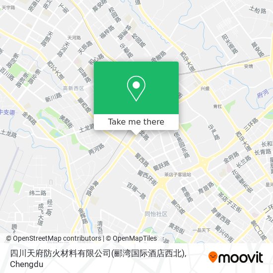 四川天府防火材料有限公司(郦湾国际酒店西北) map