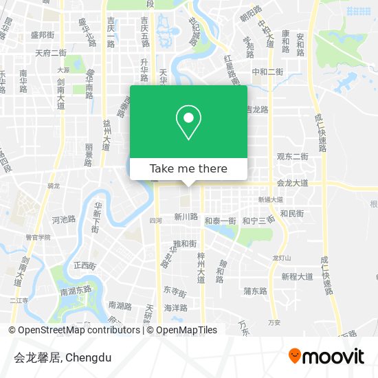 会龙馨居 map