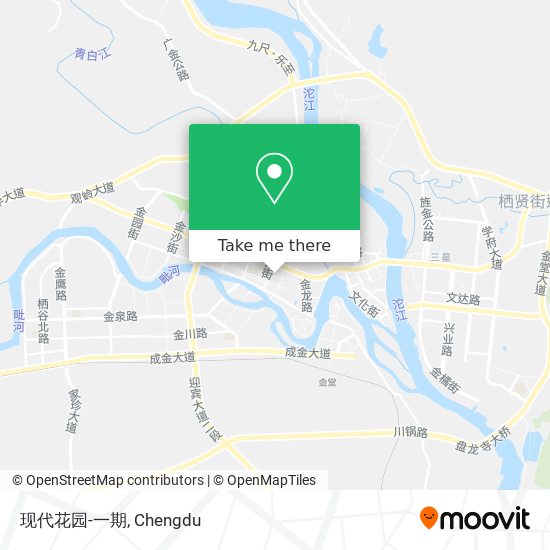 现代花园-一期 map