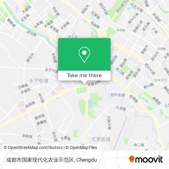 成都市国家现代化农业示范区 map