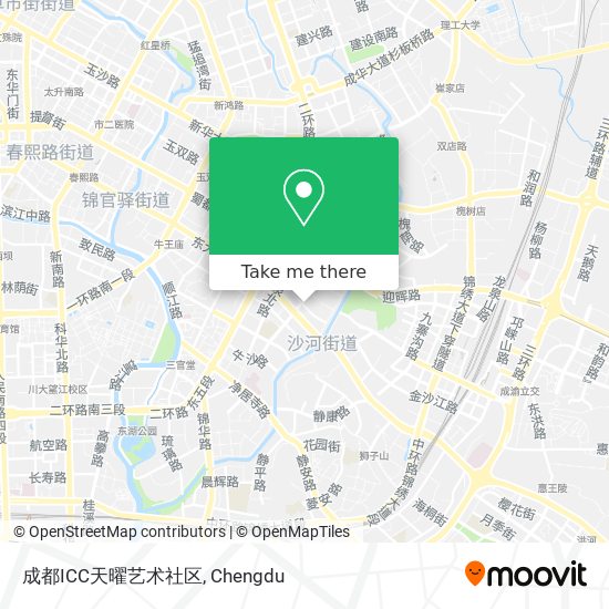 成都ICC天曜艺术社区 map