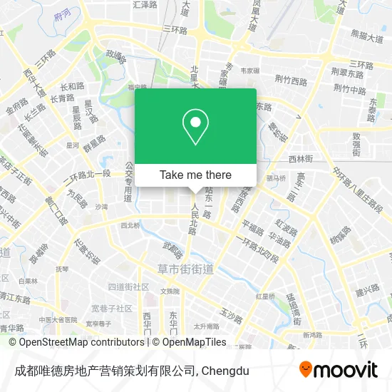 成都唯德房地产营销策划有限公司 map