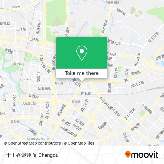 千里香馄饨面 map