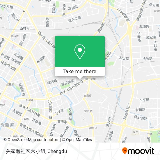 关家堰社区六小组 map