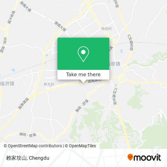 赖家坟山 map
