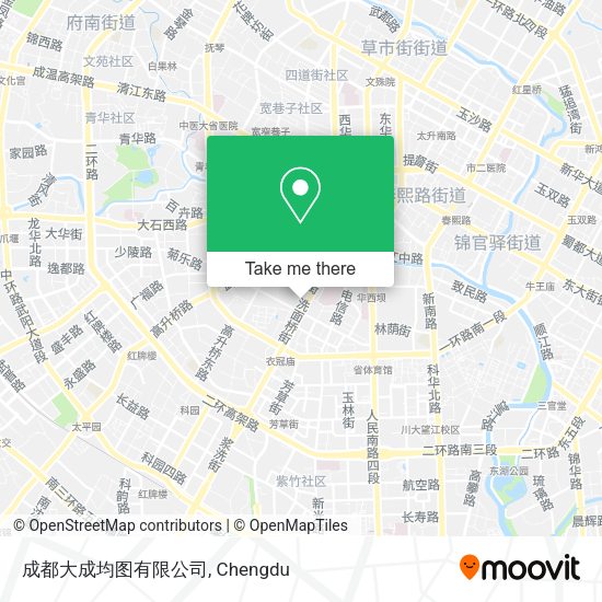 成都大成均图有限公司 map