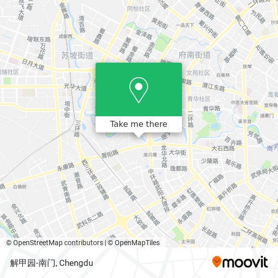 解甲园-南门 map