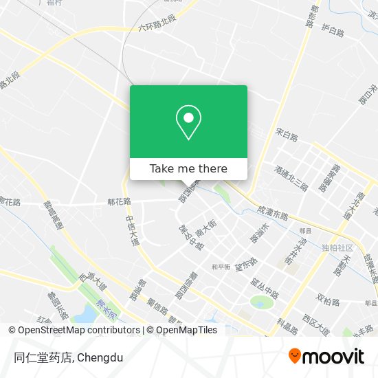 同仁堂药店 map